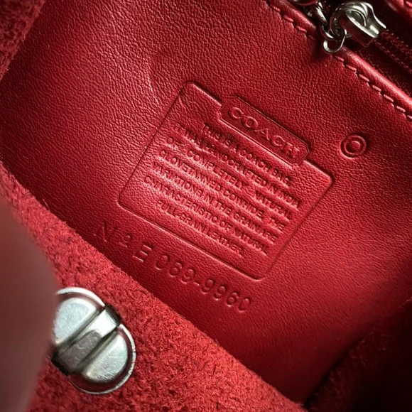 SALE! Authentic Coach Leather Turnlock Daypack Backpack Bag Nickel Hardware - Picture 15 of 15